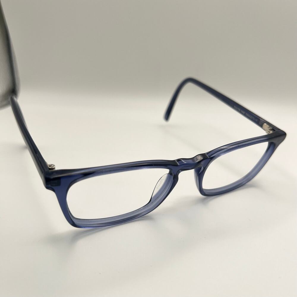 Warby Parker Chase W 754 Eyeglasses Blue Frames Only 53-19-145